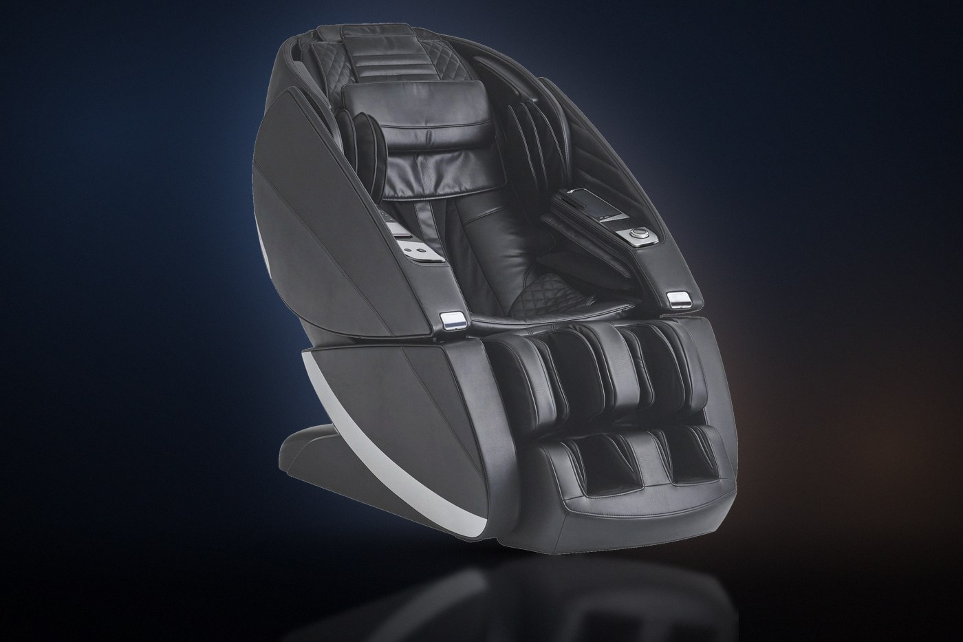 Zero-gravity massage chair at The Recovery Lounge
